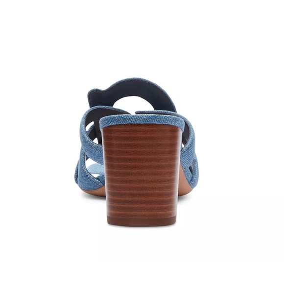 NWOT Coach Women's Nikki Slip-On Sandal in Indigo Denim - Picture 4 of 10